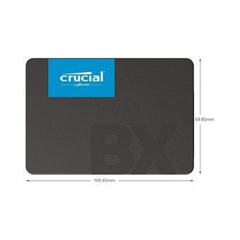 Crucial BX500 - SSD - 2 To - interne - 2.5" - SATA 6Gb/s