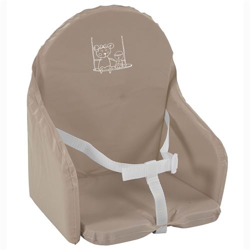 Looping coussin de chaise en pvc avec sangles taupe