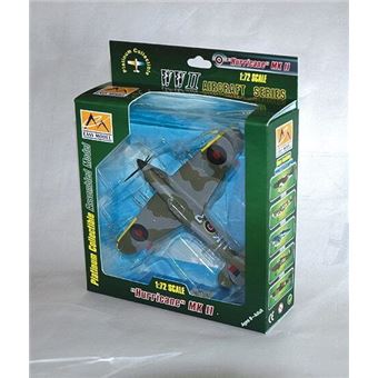Easy Model 37245 – Hawker Hurricane MkII – 87 Squadron Leader 1940/41 – Maquette Avion 1/72e En Plastique – Idéale Collectionneurs – Dimensions 21x17x5,5 Cm