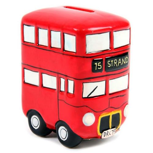 Tirelire Bus Anglais, Ceramique