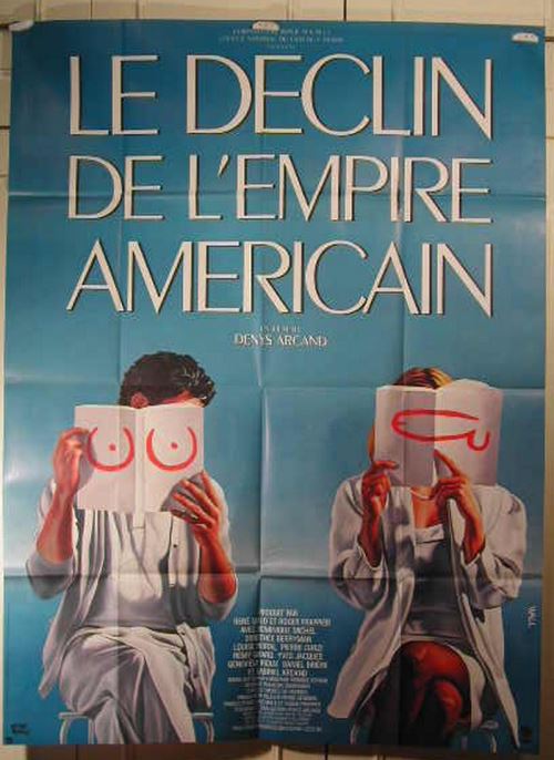 Le Declin de l'Empire Americain - affiche pliée - 116x158 cm - AFFICHE / POSTER
