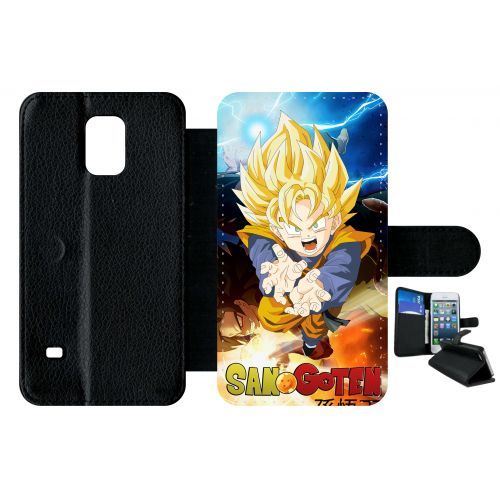 Etui à rabat samsung galaxy s5 dragon ball son goten fury
