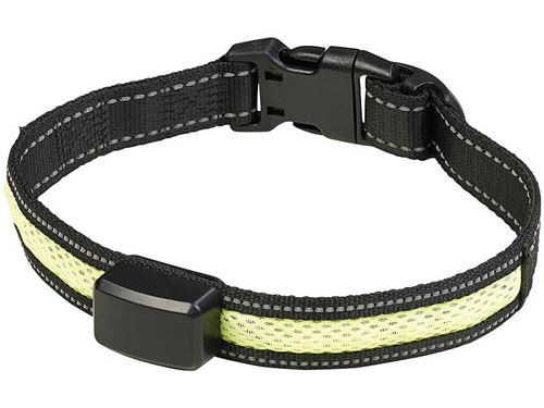 Comparer les prix de Collier LED à chargement cinétique - Grands chiens
