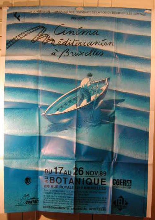Cinema Mediterraneen - affiche pliée - 116x158 cm - AFFICHE / POSTER