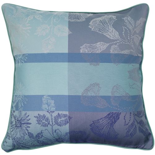 Housse De Coussin Mille Fiori Givre 40x40 Garnier-Thiebaut