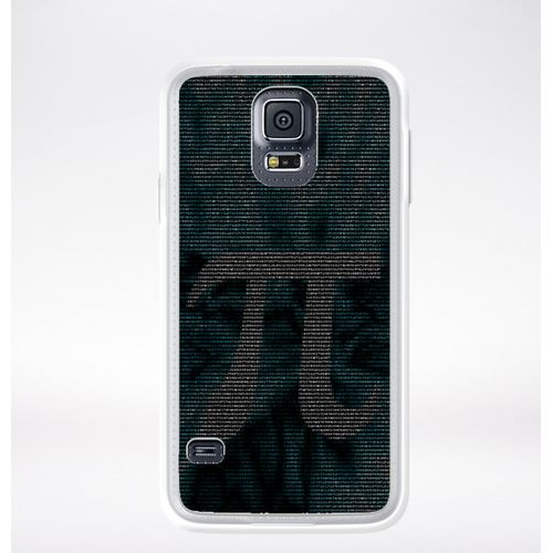 Coque Pi Suite De Nombres Compatible Samsung Galaxy S5 Transparent