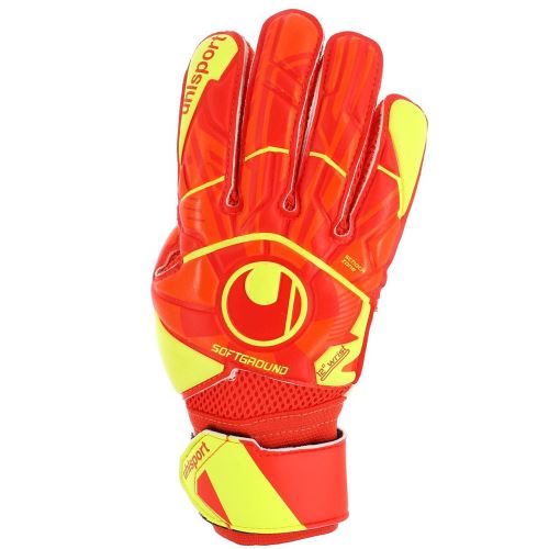 Gants gardien football Uhlsport Soft barrettes Orange taille : 8.5 réf : 56938