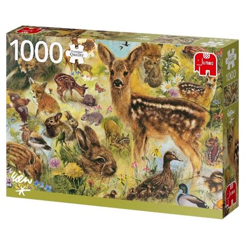 Jumbo puzzle Young Wildlife 1000 pièces