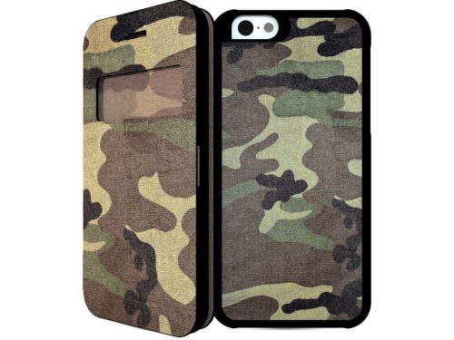 i-Paint Double Case Camo - Étui de protection à rabat pour iPhone 6 / 6s