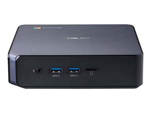 ASUS Chromebox 3 N003U - Mini PC - 1 x Celeron 3865U - RAM 4 Go - SSD 32 Go - HD Graphics 610 - GigE - LAN sans fil: 802.11ac, Bluetooth 4.2 - Chrome OS - moniteur : aucun