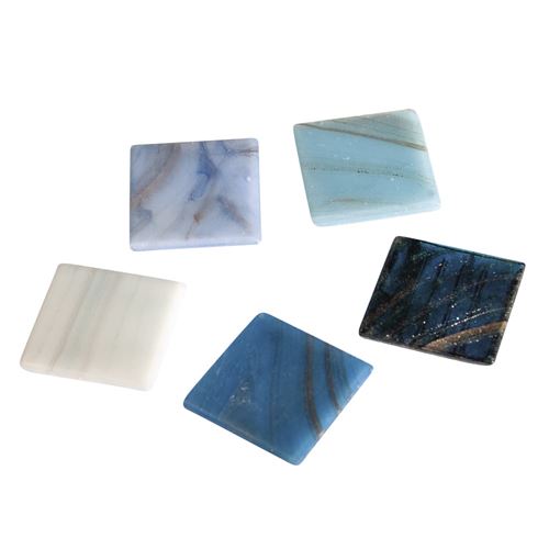 Pierres mosaique deluxe 2 cm teintes bleues 500 g - rayher