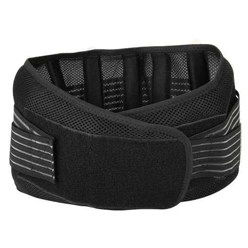 Ceinture De Soutien De Taille Abdominale Respirante Soulager Tension Douleur Noire (Xl)