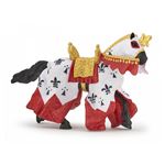 Figurine Cheval du roi Arthur rouge Papo