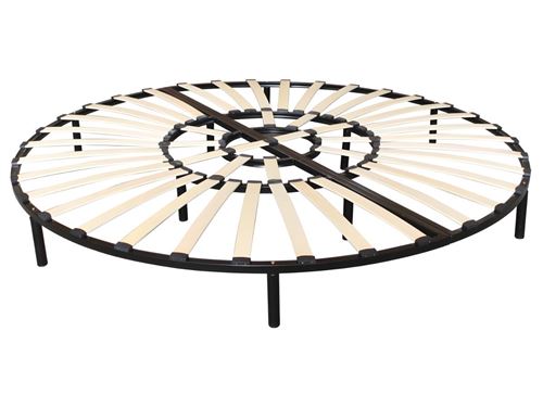 Sommier rond à lattes - 220x220cm