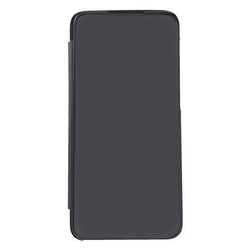 Etui en PU miroir surface vue fenêtre flip noir pour votre OnePlus 6T