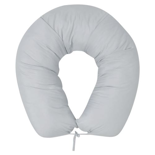 vidaXL Coussin de grossesse 40 x 170 cm Gris
