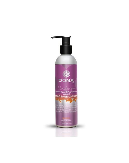Lotion de massage tropical tease 250 ml dona 5284