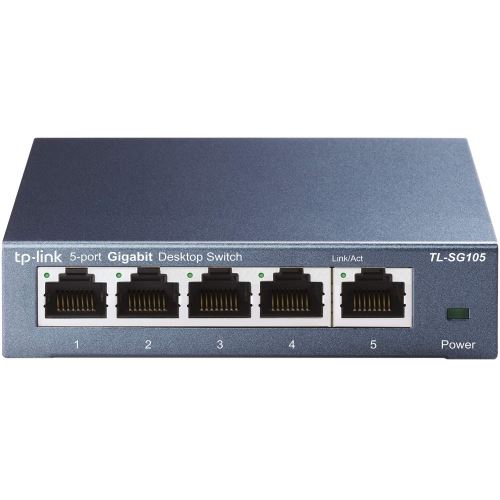 TP-LINK - TL-SG105 Switch Ethernet Gigabit 5 ports 10/100/1000 Mbps