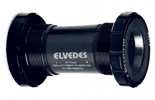 Elvedes jeu de pédalier IB30 plastique/acier 68 mm noir 30 mm