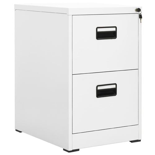 vidaXL Archiefkast 46x62x72,5 cm staal wit336270