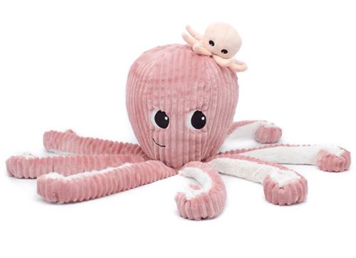 ptipotos pieuvre maman et bebe rose