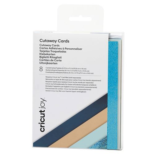 8 Cartes Adhésives Et Enveloppes Marine - Cricut - Cricut