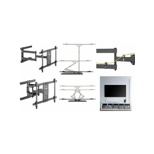 Non Communiqué Logilink Support Mural Pour Tv Full Motion, Pour 93,98 Cm