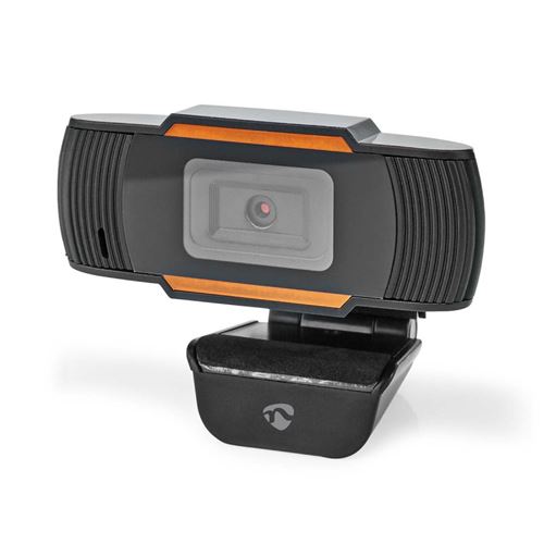 Webcam full hd mise au point fixe microphone intégré - nedis