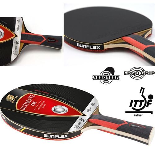 Raquette de tennis de table - Ultimate C55- SUNFLEX