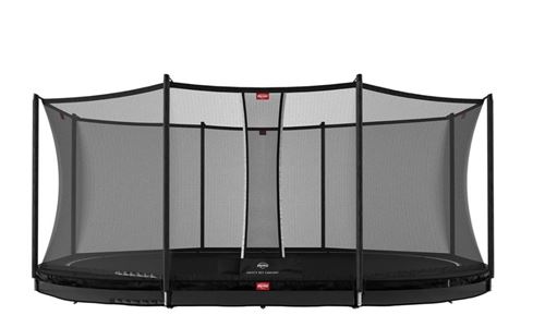 BERG Grand Favorit trampoline InGround 520 cm black+ Safety Net Comfort