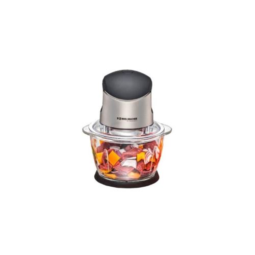 Mz 400 1l 400w 230v acier inoxydable verre noir