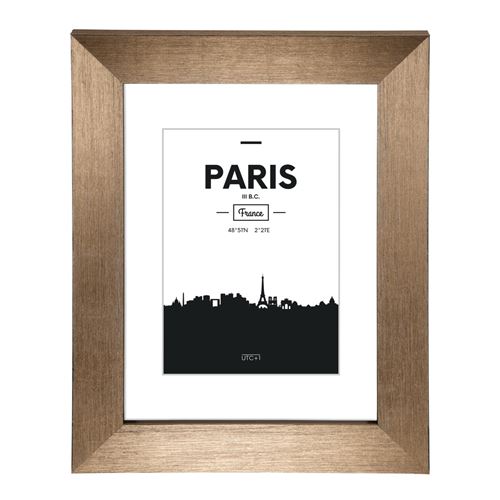 Cadre photo en plastique „Paris“, cuivre, 30 x 40 cm