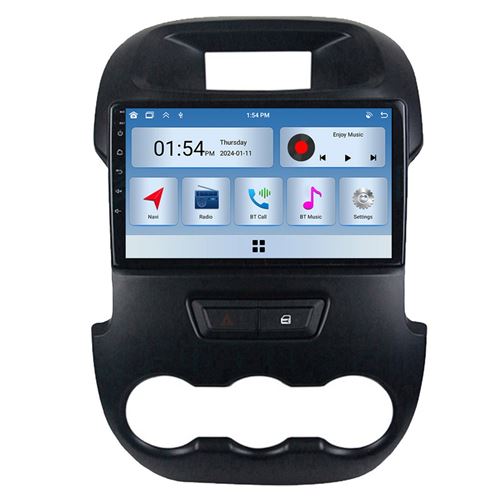 Radio GPS Voiture RoverOne® Écran Tactile CarPlay 2 Din pour Ford Ranger 2011-2016 6Go RAM 128Go ROM