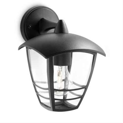 Philips Noir Lanterne Murale E Térieure Creek Aluminium - Image 2