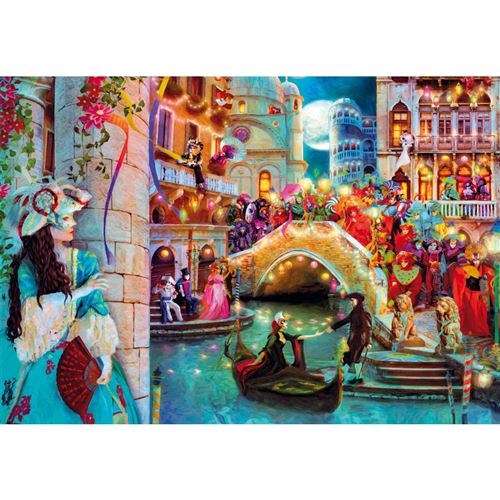 Non Communiqué Puzzle Compact 1000 Pièces : Lune Du Carnaval