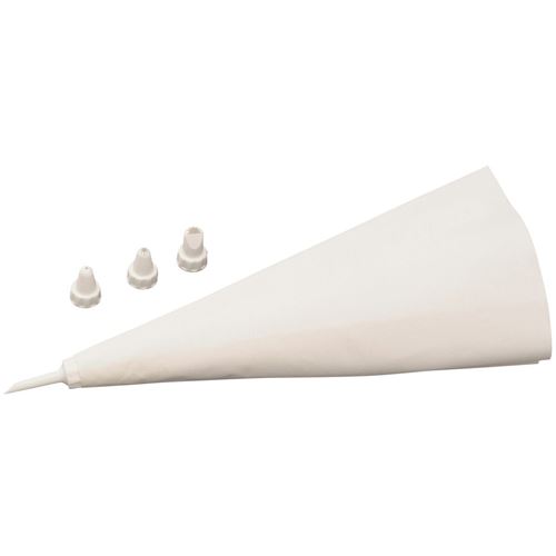 Poche à douille réutilisable et 3 embouts plastique Zenker ref 42786