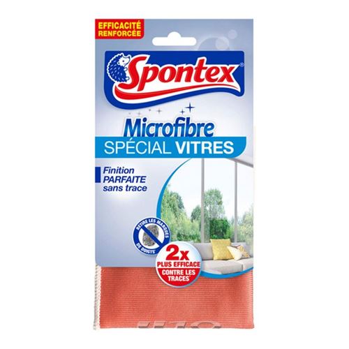 Generique Orange Lavette Microfibre Spécial Vitres - Image 2