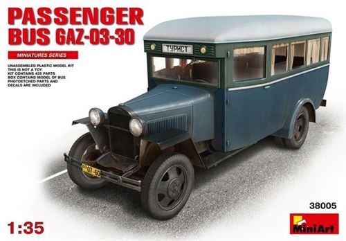 Passenger Bus Gaz-03-30 - 1:35e - Miniart