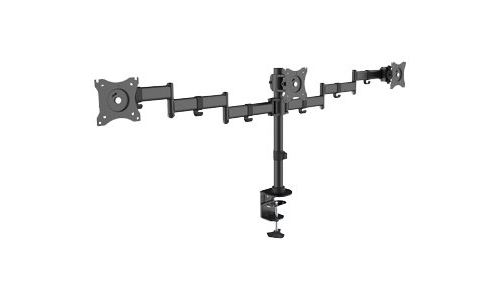 equip - Kit de montage - pour 3 écrans LCD - Taille d'écran : 13-27 - montrable sur bureau