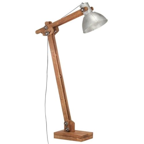 Vidaxl Argent Lampadaire Bois De Manguier - É - Image 3