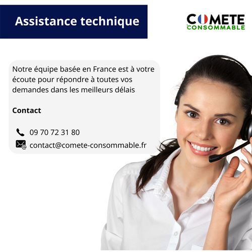 COMETE - TN2420 - Pack de 4 Toners Compatibles avec Brother TN2420