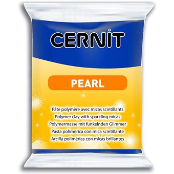 CERNIT Pâte à modeler polymère PEARL 56 g Bleu - 1