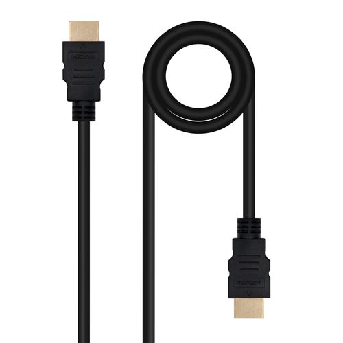Nanocable Câble HDMI V2.0 4K 60Hz 18Gbps Mâle/Mâle 1m Noir - Image 5