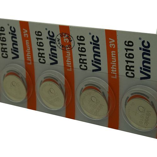 Pack de 5 piles Vinnic compatible avec DIVERS CR1616-1W - Otech