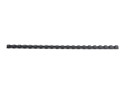 GBC CombBind - 14 mm - 21 anneaux - A4 (210 x 297 mm) - 125 feuilles - noir - 100 unités peigne de reliure en plastique - pour P/N: 2101435, 4400399, IB271106, IB271717