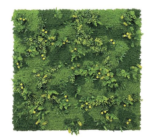 Nortene Panneau décoratif Tundra feuillage synthétique - Vert - 1x1m