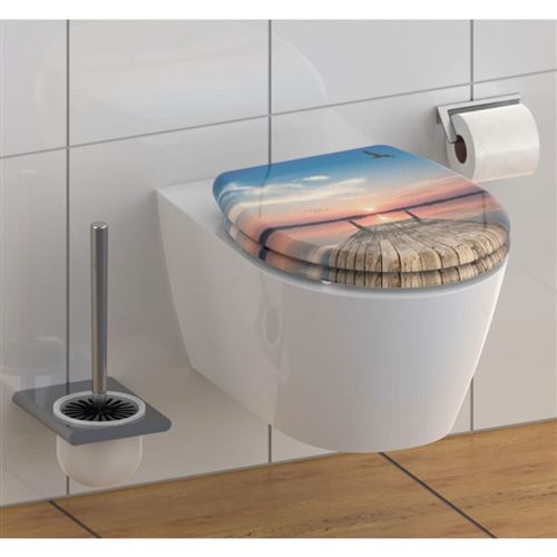 Schütte WC-Sitz 'Sunset Sky' mit Absenkautomatik Duroplast