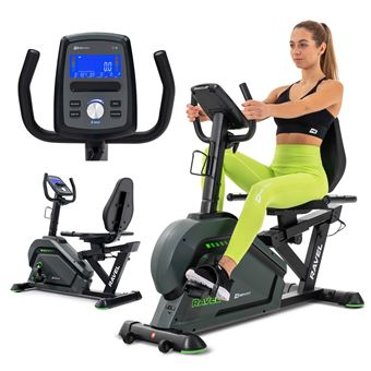 Vélo D'appartement Hop-Sport HS-005H - 16 Niveaux Résistance Magnétique - Appli Connectée - 150 Kg Max