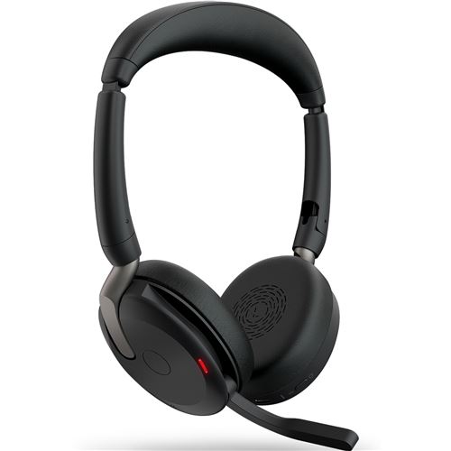 Jabra Noir Evolve2 65 Flex Casque Sans Fil Arceau Bureau/Centre D'appels Usb Type-C Bluetooth - Excellent État - Image 2