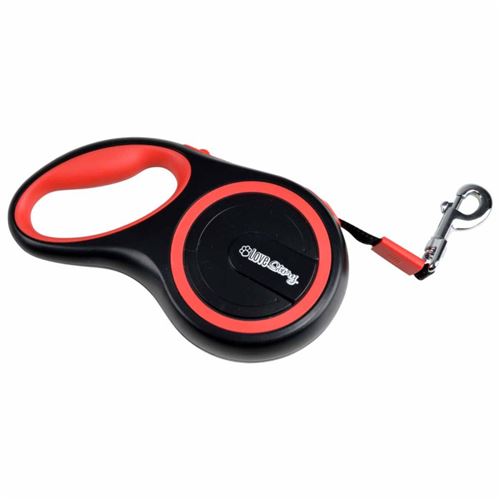 Laisse Rétractable Chien Résistante 20cm Rouge